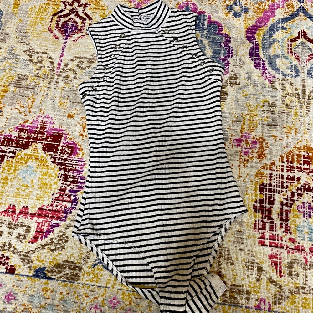 Stripped Body Suit
